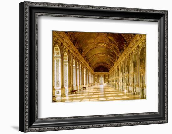 Mirror Hall Palace Versailles-null-Framed Art Print