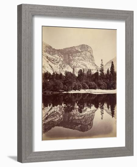 Mirror Lake, Yosemite Valley, Usa, 1861-75-Carleton Emmons Watkins-Framed Photographic Print