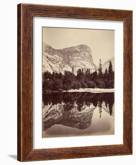 Mirror Lake, Yosemite Valley, Usa, 1861-75-Carleton Emmons Watkins-Framed Photographic Print