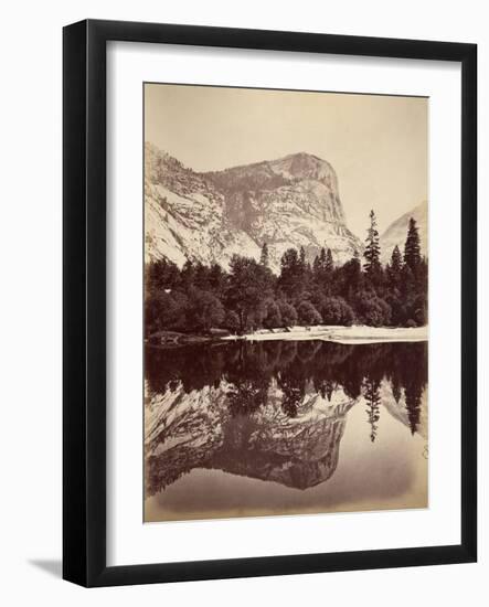 Mirror Lake, Yosemite Valley, Usa, 1861-75-Carleton Emmons Watkins-Framed Photographic Print