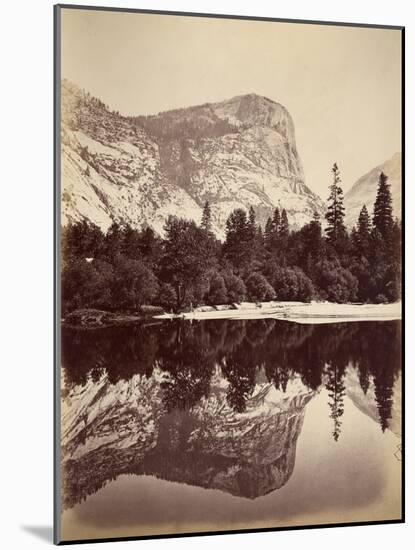 Mirror Lake, Yosemite Valley, Usa, 1861-75-Carleton Emmons Watkins-Mounted Photographic Print
