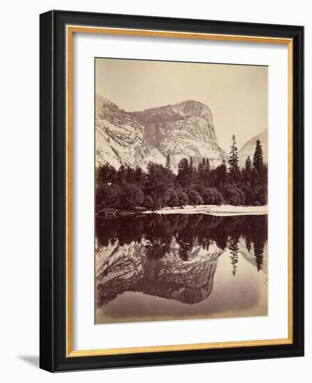 Mirror Lake, Yosemite Valley, Usa, 1861-75-Carleton Emmons Watkins-Framed Photographic Print