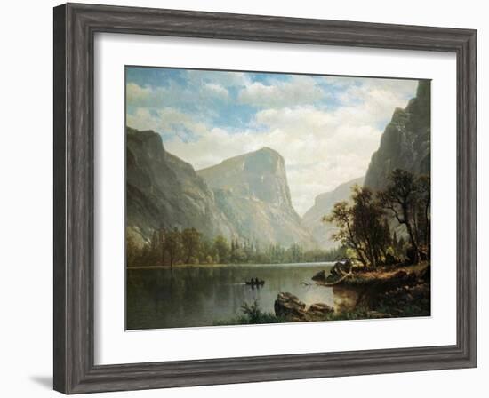 Mirror Lake, Yosemite Valley-Albert Bierstadt-Framed Art Print