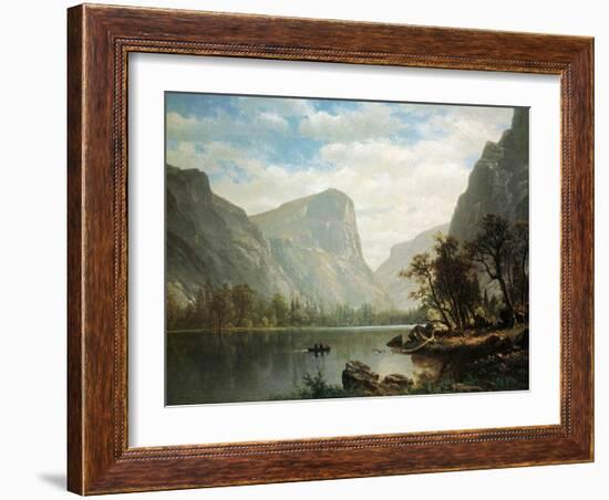 Mirror Lake, Yosemite Valley-Albert Bierstadt-Framed Art Print