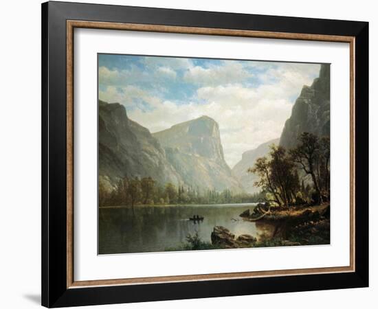 Mirror Lake, Yosemite Valley-Albert Bierstadt-Framed Art Print