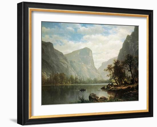 Mirror Lake, Yosemite Valley-Albert Bierstadt-Framed Art Print