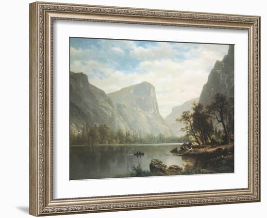 Mirror Lake, Yosemite Valley-Albert Bierstadt-Framed Art Print