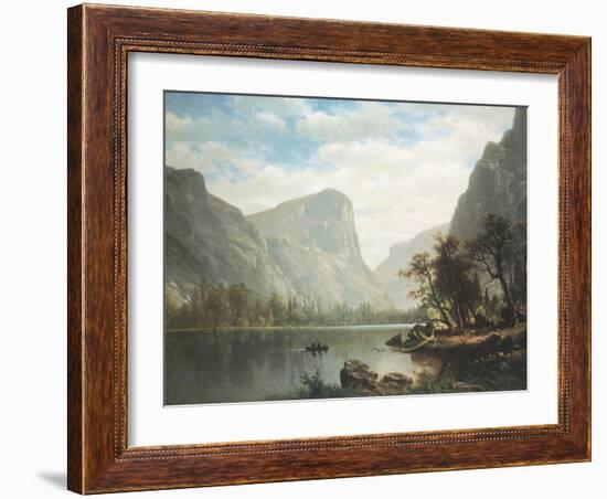 Mirror Lake, Yosemite Valley-Albert Bierstadt-Framed Art Print