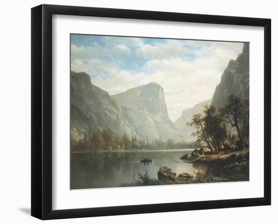 Mirror Lake, Yosemite Valley-Albert Bierstadt-Framed Art Print