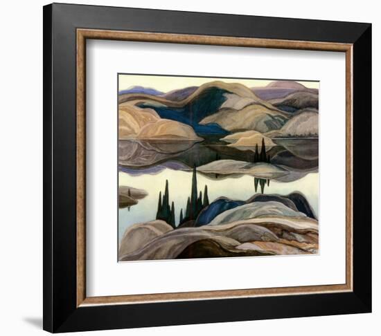 Mirror Lake-Franklin Carmichael-Framed Art Print