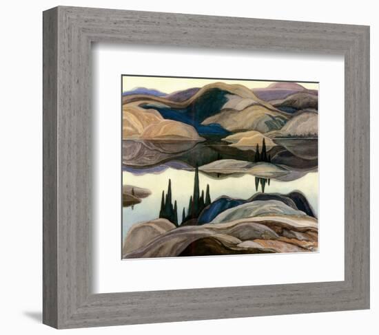 Mirror Lake-Franklin Carmichael-Framed Art Print