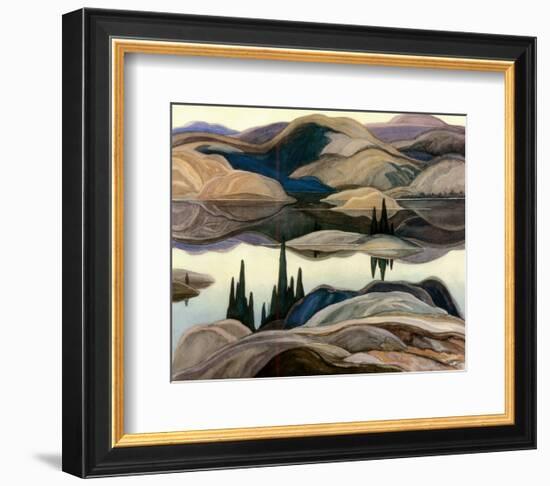 Mirror Lake-Franklin Carmichael-Framed Art Print