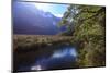 Mirror Lakes Reflect the Surrounding Snow Covered Mountains , the South Island of New Zealand-Paul Dymond-Mounted Photographic Print