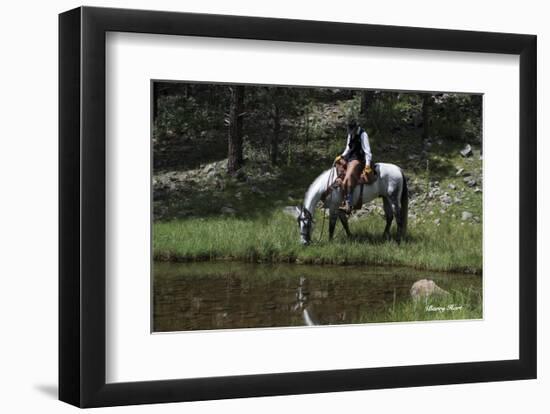 Mirror Mirror (color)-Barry Hart-Framed Art Print