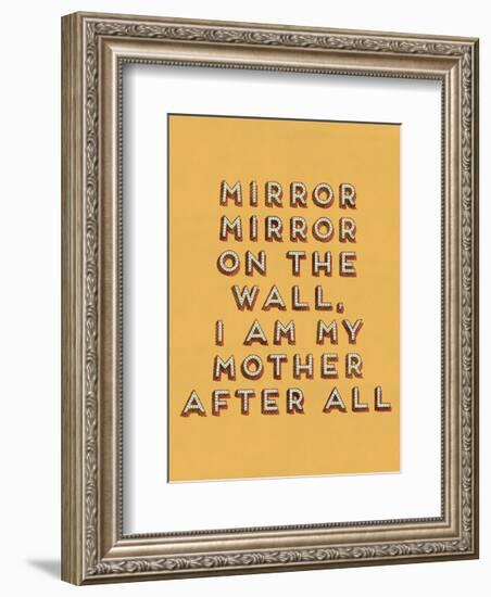 Mirror Mirror-null-Framed Art Print