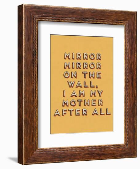 Mirror Mirror-null-Framed Art Print