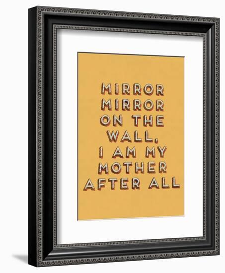 Mirror Mirror-null-Framed Art Print