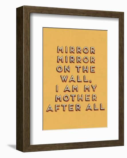 Mirror Mirror-null-Framed Art Print