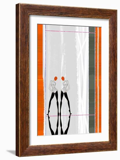 Mirror Reflection-NaxArt-Framed Art Print