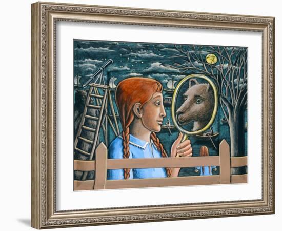 Mirror-PJ Crook-Framed Giclee Print