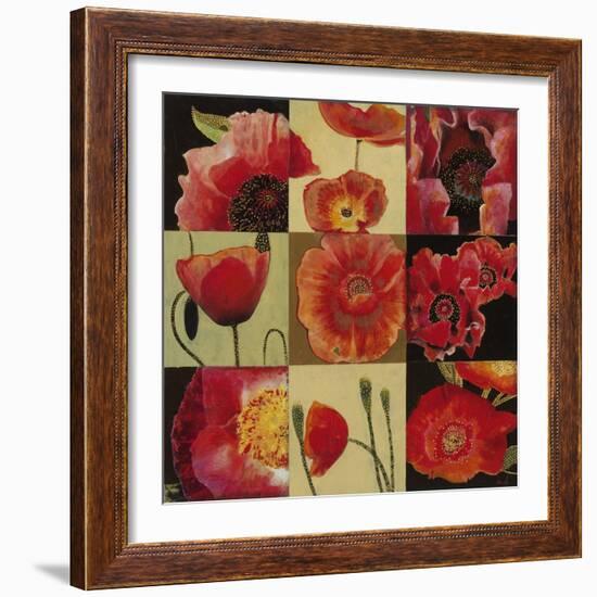 Mirrored Blossoms II-Douglas-Framed Giclee Print