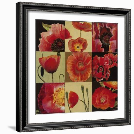 Mirrored Blossoms II-Douglas-Framed Giclee Print