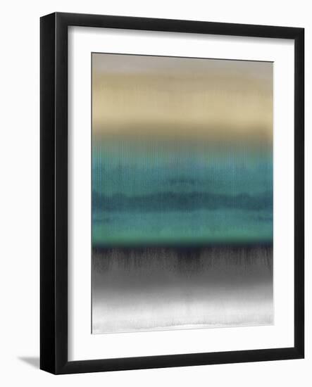 Mirrored Metal - Aqua-Chloe Larsen-Framed Giclee Print