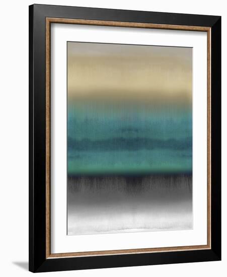 Mirrored Metal - Aqua-Chloe Larsen-Framed Giclee Print