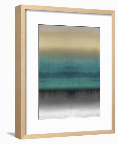 Mirrored Metal - Aqua-Chloe Larsen-Framed Giclee Print
