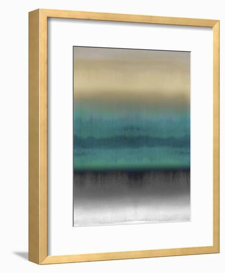 Mirrored Metal - Aqua-Chloe Larsen-Framed Giclee Print