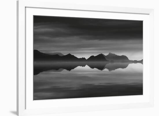 Mirrored Silver Sea-Andreas Stridsberg-Framed Giclee Print