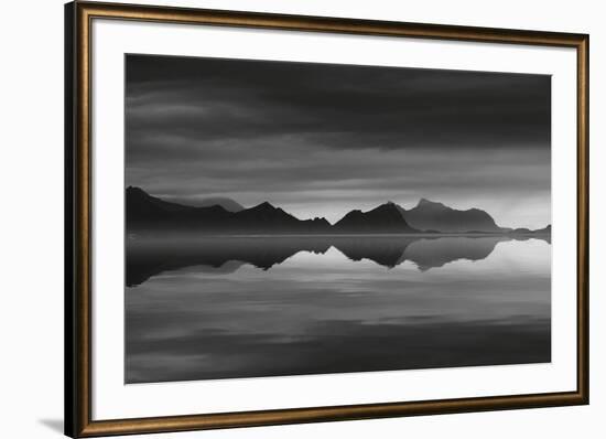 Mirrored Silver Sea-Andreas Stridsberg-Framed Giclee Print