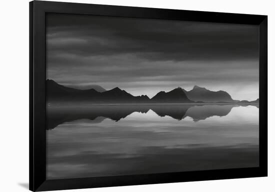 Mirrored Silver Sea-Andreas Stridsberg-Framed Giclee Print