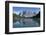 Mirroring of the Wetterstein Mountains with Wetterspitzen and Wetterwandkopf, Lake Seebensee-Uwe Steffens-Framed Photographic Print