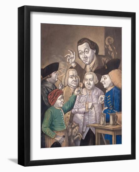 Mirth and Friendship, circa 1770-English-Framed Giclee Print