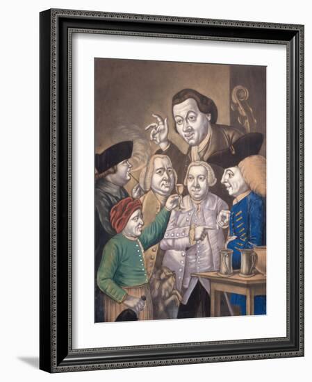 Mirth and Friendship, circa 1770-English-Framed Giclee Print