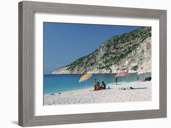 Mirtos Beach, Kefalonia, Greece-Peter Thompson-Framed Photographic Print