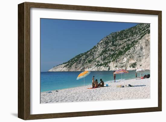 Mirtos Beach, Kefalonia, Greece-Peter Thompson-Framed Photographic Print