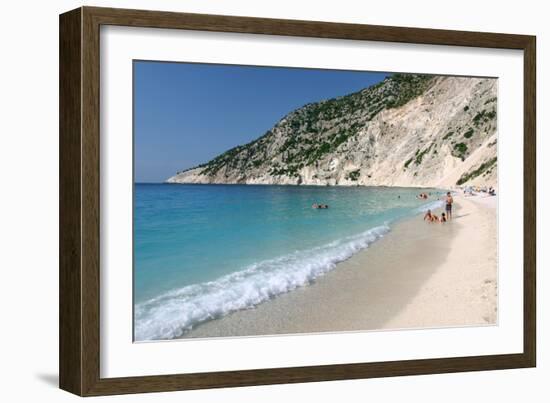 Mirtos Beach, Kefalonia, Greece-Peter Thompson-Framed Photographic Print