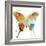 Mis Flores Butterfly II-Patricia Pinto-Framed Art Print