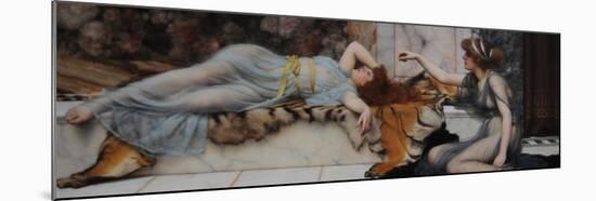 Mischief and Repose, 1895-John William Godward-Mounted Giclee Print