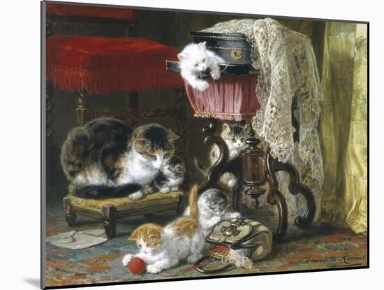 Mischief Makers-Henriette Ronner Knip-Mounted Giclee Print