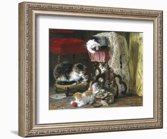 Mischief Makers-Henriette Ronner Knip-Framed Giclee Print