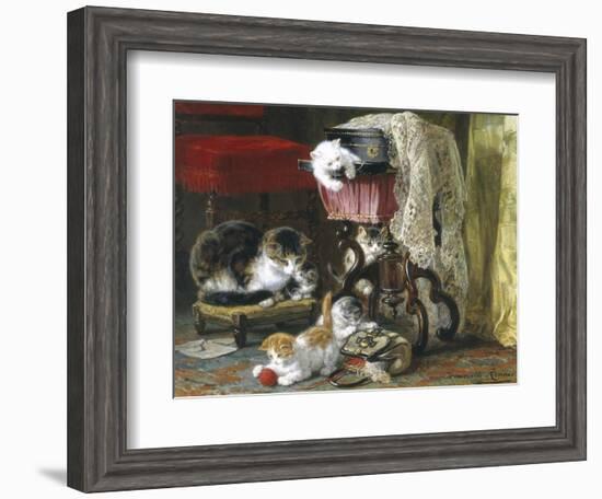 Mischief Makers-Henriette Ronner Knip-Framed Giclee Print