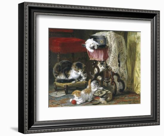 Mischief Makers-Henriette Ronner Knip-Framed Giclee Print