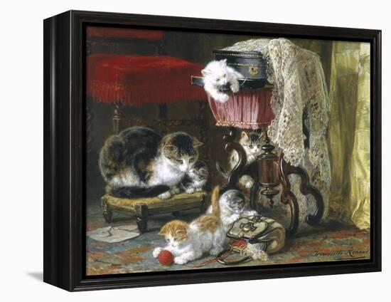 Mischief Makers-Henriette Ronner Knip-Framed Premier Image Canvas