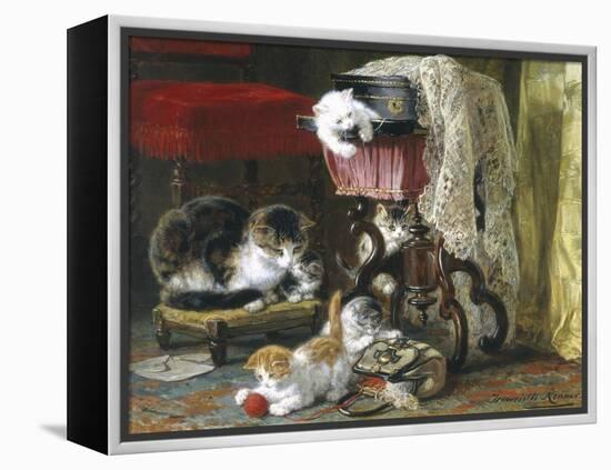 Mischief Makers-Henriette Ronner Knip-Framed Premier Image Canvas