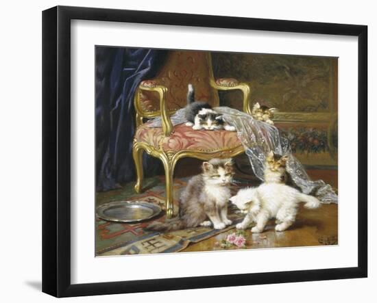 Mischief Makers-Leon Charles Huber-Framed Giclee Print