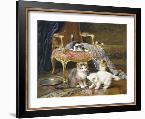 Mischief Makers-Leon Charles Huber-Framed Giclee Print