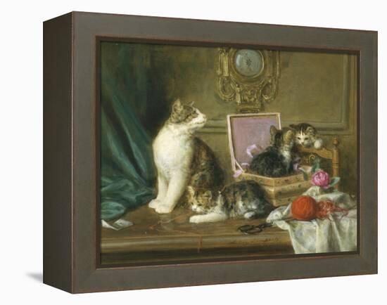 Mischief Makers-Louis Eugene Lambert-Framed Premier Image Canvas